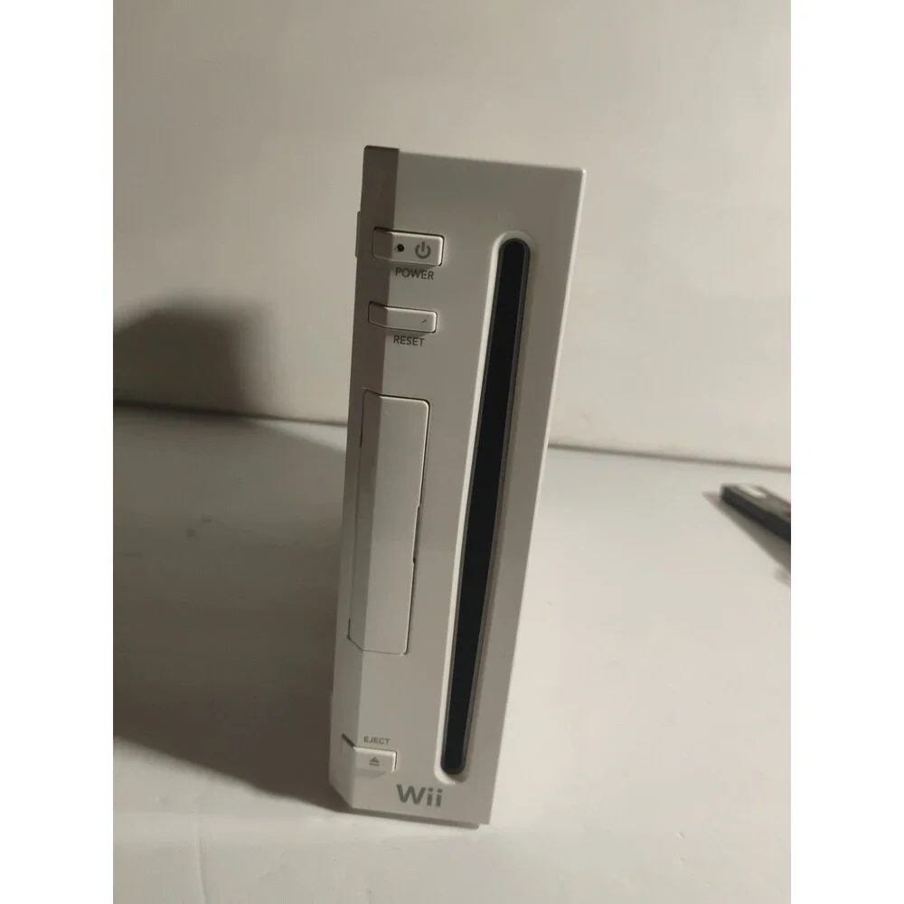 Nintendo Wii Console And Chord, Sensor Bar (No AV Cord) TESTED